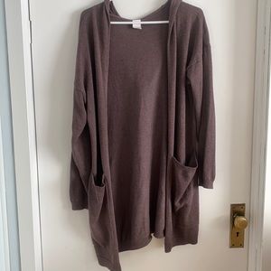Lole hooded cardigan EUC